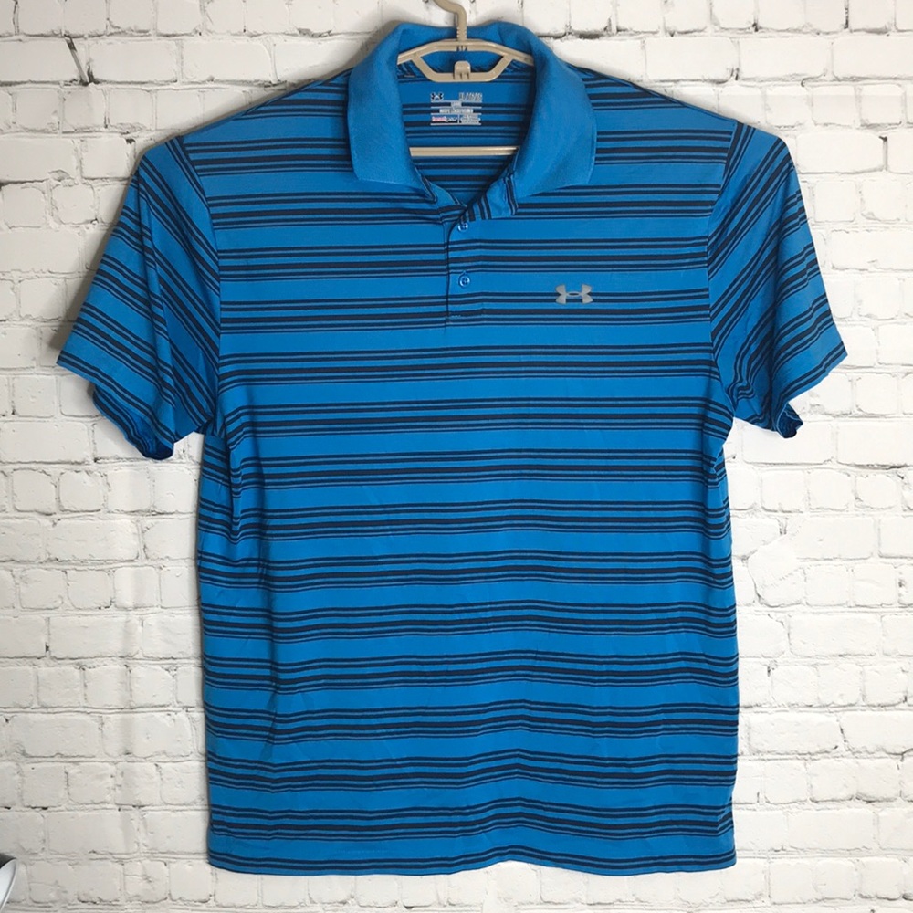 Under Armour Athletic striped polo shirt